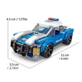 thumbnail image 3 of Police Car, Assembled Small Particle Building Blocks, Educational Toys For Boys, Holiday Gifts, 3 of 5