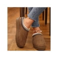 thumbnail image 6 of Women's Fleece Lining Slippers, Soft Cotton Fuzzy Winter Slip-On House Shoes for Autumn-Winter Comfort, 6 of 7