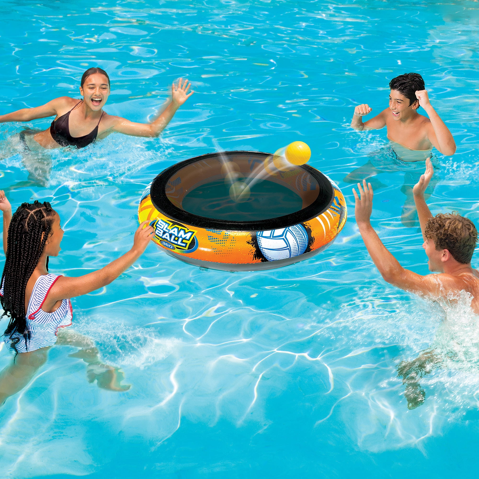 Banzai SLAM BALL 360 Inflatable High-Energy Pool or Lawn Game Ages 8+