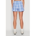 thumbnail image 5 of Womens Pull On Plaid Shorts, 5 of 5