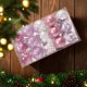 thumbnail image 4 of Bolas de plástico para decoración navideña, 30 unidades, juego de caja de regalo, bolas navideñas creativas para pintar a color, bolas colgantes para árbol de Navidad, juego de decoración navideña, de, 4 of 6