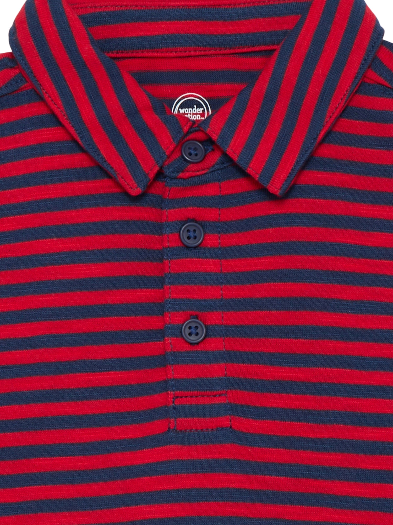 Wonder Nation Toddler Boy Henley Top, Sizes 12M-5T