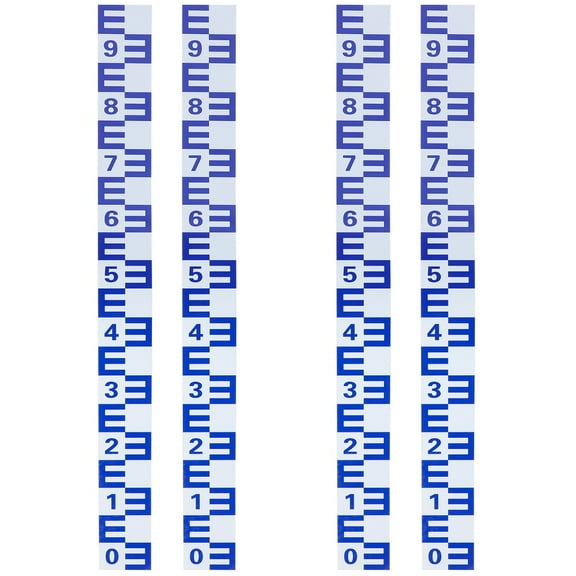 2 Pieces Pond Depth Measuring Stick Water Level Scale Indicator