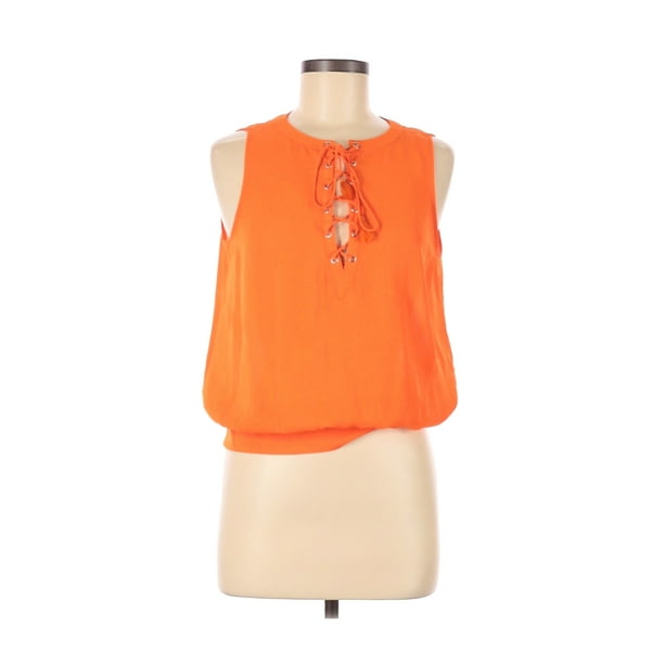 Bebe Pre Owned Bebe Women S Size M Sleeveless Blouse Walmart Com Walmart Com