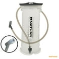 thumbnail image 3 of Nathan Gilet d'Hydratation Intensif pour Course avec Vessie de 2 Litres Incluse. Sac à Dos avec Valve de Boisson - Poche Compatible avec Téléphone Intelligent pour Ranger les Essentiels OSFM Noir, 3 of 5