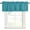 Deep Sea Teal3, variant on Rust Red Rod Pocket Curtain Valance, Rustic Farmhouse Solid Color Farmhouse Window Valance for Living Room, Bedroom, Kitchen 42"W x 18"L