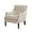 Beige, variant on Gracie Mills Gibson Classic Comfort Button Tufted Accent Chair - GRACE-3381