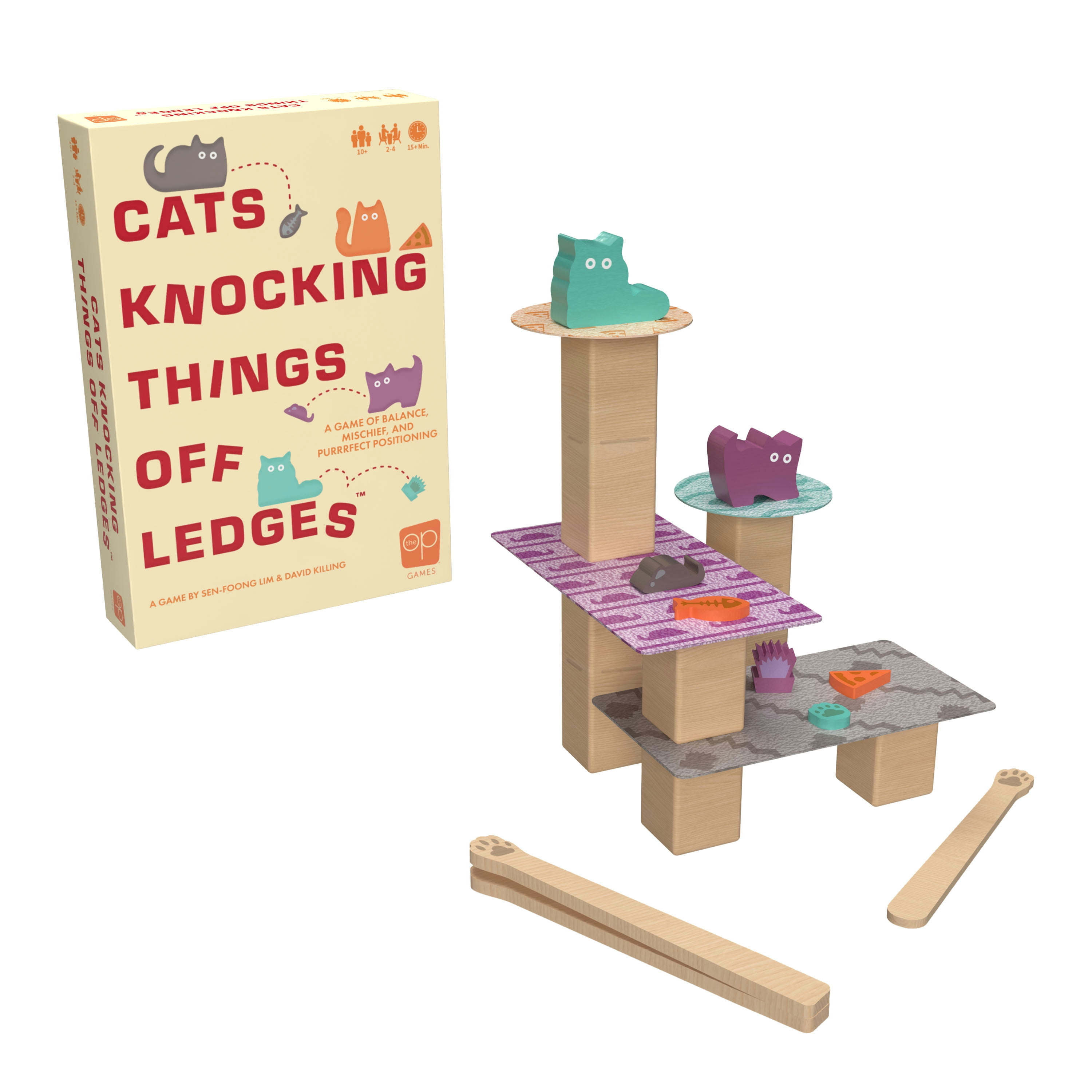 USAopoly Cats Knocking Things Off Ledges Board Game