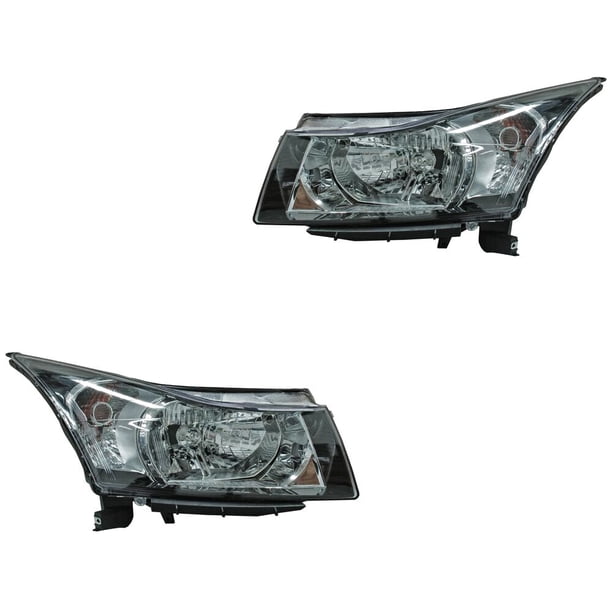 PAR FAROS Generica color Negro tipo de funcionamiento Manual Compatible con Chevrolet Cruze 2010 - 2016 GEN