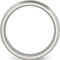 thumbnail image 2 of Stainless Steel Polished 6mm Grooved And Beaded Band (Size 10) Made In China sr95-10, 2 of 5