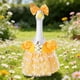 thumbnail image 5 of Conjunto de Tutú de Princesa con Mariposas de Primavera para Gansos de Porche, Disfraces de Gansos de 58 Cm con Falda de Tul y Diadema con Lazo, Conjunto de Decoración de Temporada para Césped., 5 of 6