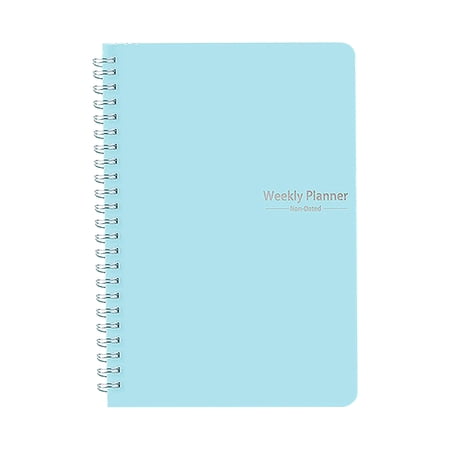Planner Academic Planner Hardcover Leather Calendar Planner With Monthly Label Spiral Bound Daily Planner