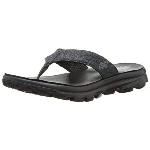 skechers navy flip flops