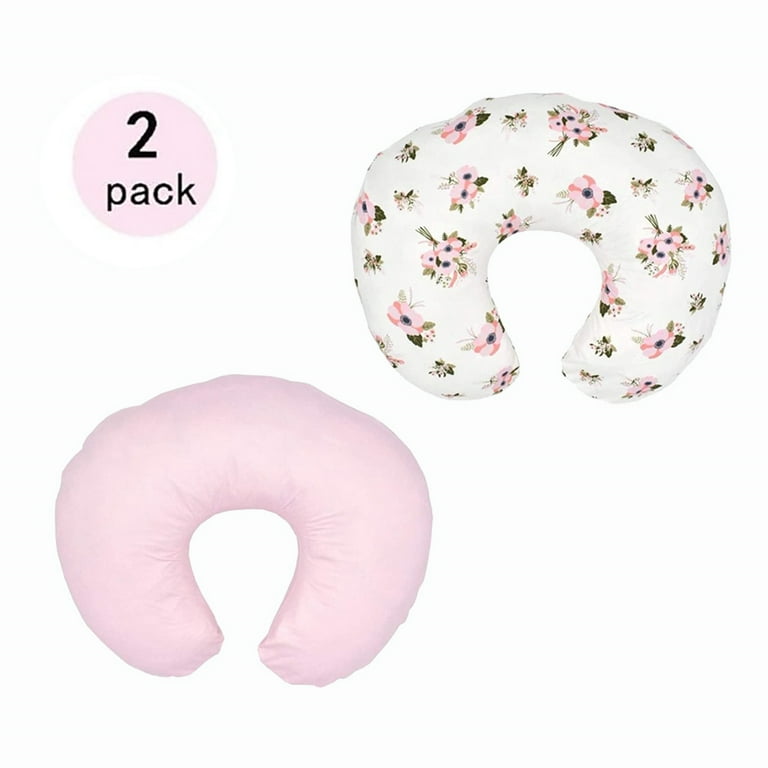Chok 2 Pcs Stretchy Nursing Pillow Covers Ultra Soft Snug Fits On Infant Nursing Pillow for Baby Girls Boys Walmart