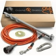 thumbnail image 4 of GROUNDGRABBA Grounded Paws Kit de Amarre y Carrera para Perros de 32 Pies (Naranja 10 M, Perros Más Grandes), 4 of 7