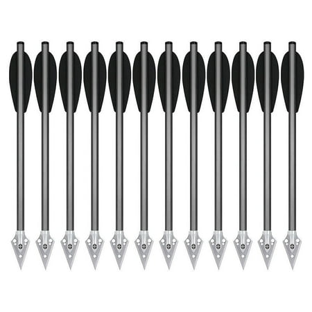 6.3inch Aluminium Crossbow Bolts Arrows for 50-80lbs Mini Crossbow