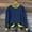 Dark blue, variant on Holzkary Sweatshirts for Women Hoodies Women's Contrasting Color Casual Long Sleeved Round Neck Sweatshirt Graphic Printed Pullover Top Comfy Fall Winter Outfits Clothes 2025 Fashion Black L