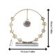 thumbnail image 3 of Colgante moderno de cristal redondo con diseño de corona floral, elegante, para el salón, el dormitorio o el espacio de trabajo., 3 of 6