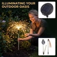 thumbnail image 4 of Solar Firework Lights Outdoor Ground Stake, Waterproof LED Garden Decorative Lights for Yard Patio Lawn Landscape Decoration, 1 Pack, 4 of 6