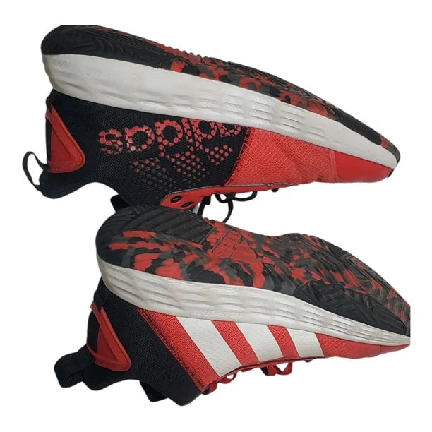 Ad-id-as Own The Game Shoes Men Size 10.5 Red Black White GW5487