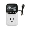 thumbnail image 1 of Mistaha Intelligent Touch Screen Temperature Controller Socket, Timer Switch Control, Refrigeration Heating Switch, Black & White, USA Standard - TC02, 1 of 6