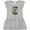 AC-Heather Grey, variant on Inktastic I Love My Papa Hearts Girls Toddler Dress