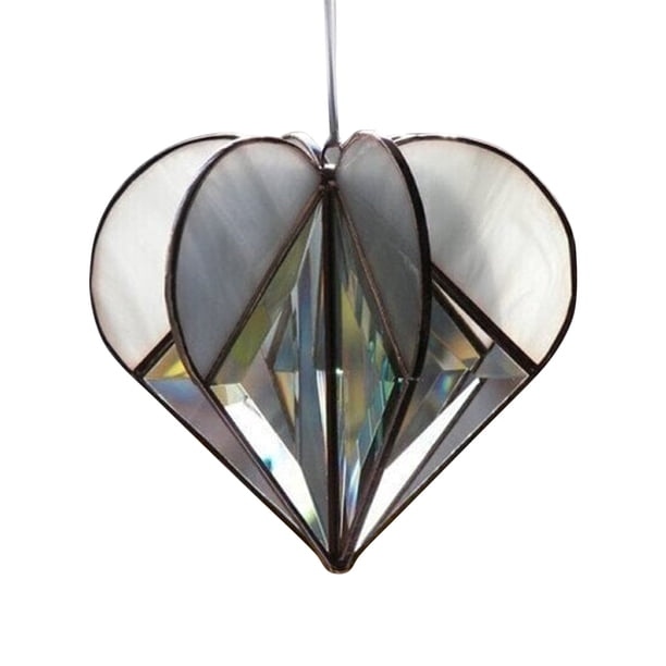 Xihbxyly Hallazgos de Ganga Adornos Decorativos En San Valentín Colgante En Forma de Corazón En Variedad de Lados Acrílico Teñido Artesanal Adornos Decorativos En San Valentín Parasala de Estar Dormi