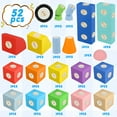 thumbnail image 7 of Beefunni 52 PCS Magnetic Blocks, Foam Magnetic Building Blocks for Toddlers 1-3 3-6, Montessori Toys, Magnetic Cubes, Preschool STEM Educational Sensory Magnet Toys for Boys and Girls, 7 of 7