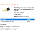 thumbnail image 2 of Water Temperature Sensor - Compatible with 1994 - 1995 Mercedes-Benz E420 4.2L V8, 2 of 2