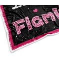 thumbnail image 4 of Flamingo Throw Blankets, Just A Girl Who Loves Flamingos Cozy Warm Bed Couch Blanket, Pink Girls White Fleece Flannel Throws to Decorate The Room and Bedroom, 4 of 5