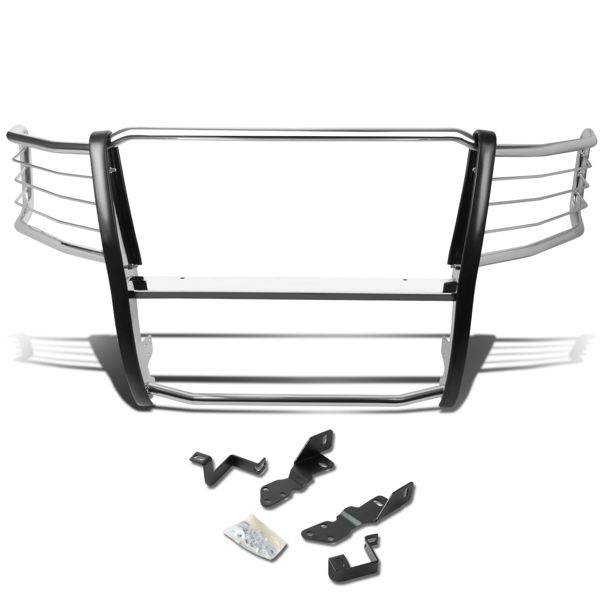 Chrome 3500 HD Front Bumper Protector Brush Grille Guard For Chevy
