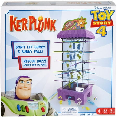 KerPlunk Toy Story 4 Character-Themed Game for 2-4 Players Ages (Best Love Story Games)