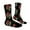 Black, variant on 67 socks Funny Slang Print Crew Socks For Big K'ids B'oys And Girls Novelty Casual Long Socks