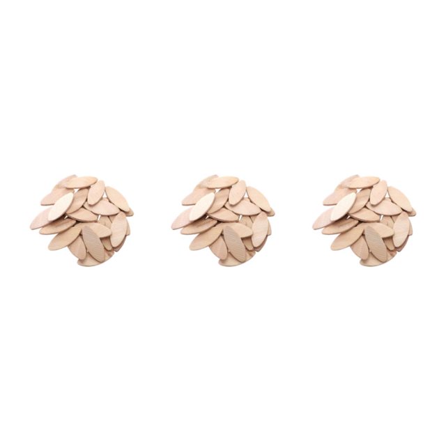 Riwesomey 100 unids/set de galletas de ensambladora de costura de galletas Kit surtido de carpintería carpintero accesorios de artesanía Type1 NO1