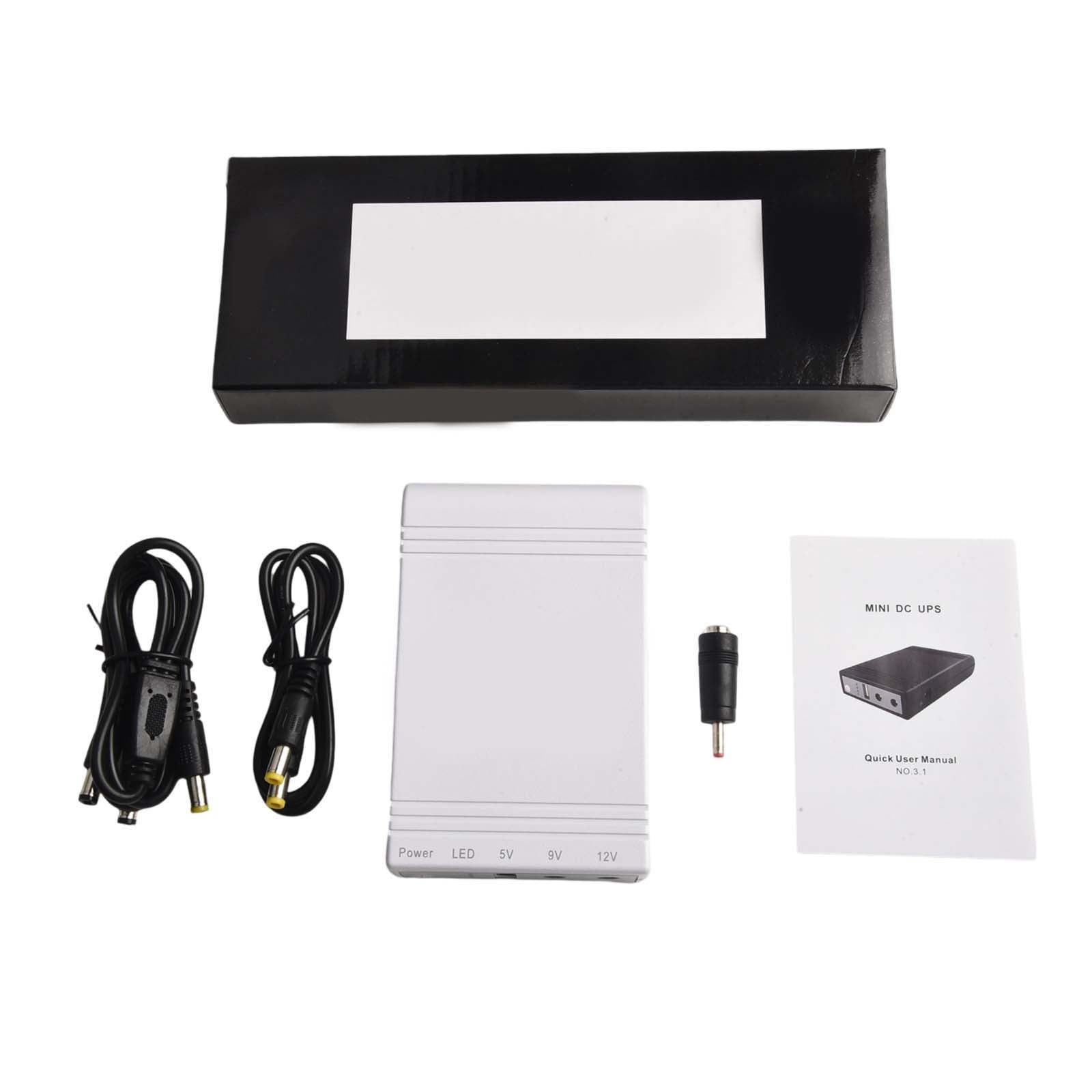 10400Mah Mini Ups Uninterruptible Power Supply Dc12V 9V 5V Monitor Router Backup 10400Mah Mini Ups Uninterruptible Power Supply