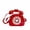 Red, variant on Telephone Shaped Purse Shoulder Crossbody Tote Bags Women Retro Phone Top Handle Handbags For Girls