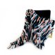 thumbnail image 1 of Manta de lujo de piel sintética Plutus Unicornio 102L x 116W California King Negro Azul Rosa PBDT1606-102x116, 1 of 2