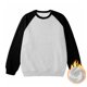 thumbnail image 1 of pstuiky manga larga para hombre, Camiseta de cuello redondo para hombre, de manga larga y color combinado, blusa de cuello redondo y manga larga Tops de talla grande para hombre l, 1 of 6