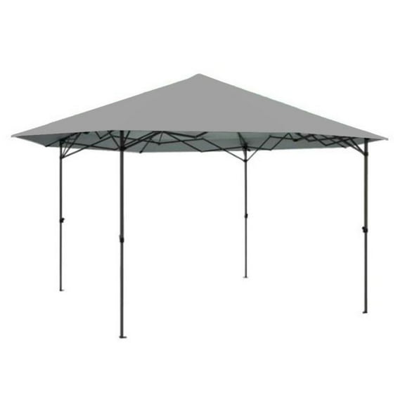 Garden Winds Custom Fit Replacement Canopy Top Cover Compatible with The Yoli Octa EasyLift 170 1850706 15.5' x 11' Pop Up Canopy  - Upgraded Performance RipLock 350 Fabric - Slate Gray