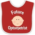 thumbnail image 3 of Inktastic Future Optometrist Occupation Boys or Girls Baby Bib, 3 of 4