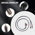 thumbnail image 5 of Rexlis 2 to 2 Male to Male Hifi Audio Cable Ofc Av Speaker Wire for Tv Dvd Amplifier Subwoofer Sound, 5 of 5
