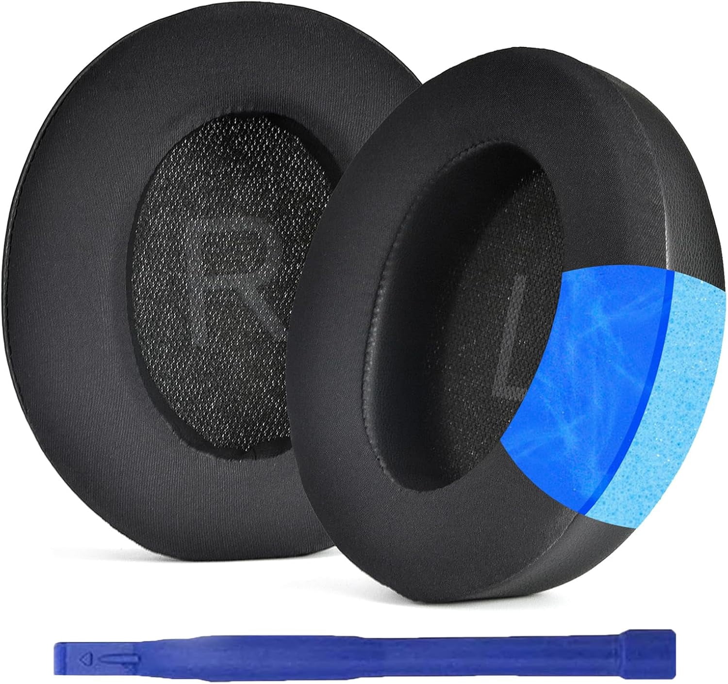 HRTGFD-Replacement Ear Pads for Soundcore Space Q45, Upgraded Cooling Gel Earpad Cushions for Soundcore by Anker Space Q45 Headphones - High Density Memory Foam, Added Thickness
