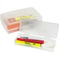 thumbnail image 3 of SP Richards Sparco Hard Plastic Pencil Box, Clear, 3 of 5