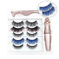 thumbnail image 3 of 10 Pares de Pestañas Postizas Magnéticas de Color de Estilo Mixto Juego de Pinzas Delineador de Ojos A Prueba de Agua Pestañas Postizas Magnéticas Gruesas, 3 of 5