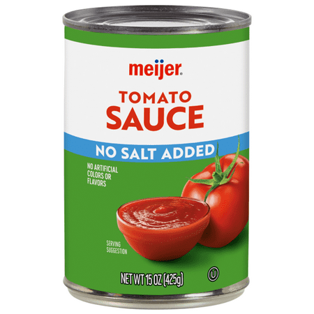MEIJER, NO SALT ADDED TOMATO SAUCE