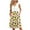 Yellow, variant on WTOBBY Women's Summer Color Block Print Sleeveless Casual Dress with V-Neck Button Down Front Pockets Loose Swing Midi Sundress for Beach Vacation ,BlueL