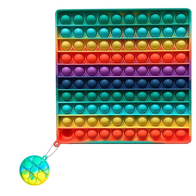 Juguete sensorial Push Bubble Fidget para aliviar el estrés del autismo