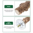 thumbnail image 4 of Miangastore Wood Parrot Perch Stand Parrot Chewing Toy Parrot Perch Molar Stick Parrot Cage Supply, 4 of 9