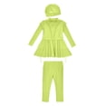 thumbnail image 2 of JTieacloth Swimsuit Girls 3 Piece Full Cover Hijab Arabic Swimwear Sunsuit Beachwear Top Pants Cap ,Sizes 11-12 Years, 2 of 6