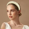 thumbnail image 2 of Unique Bargains 1 Pc Fashion Foam Straw Headband for Women for Girls 5.91"x1.18" Deep Brown, 2 of 6